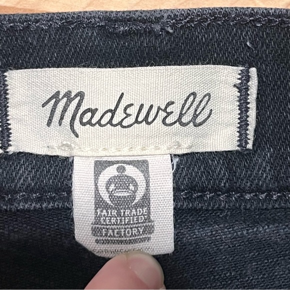 Madewell Perfect Vintage Wide Leg Jean 26 Petite Black Rinse Wash NM802 - Picture 11 of 16